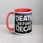 Death Before Decaf Halloween Coffee Mug - Image 11