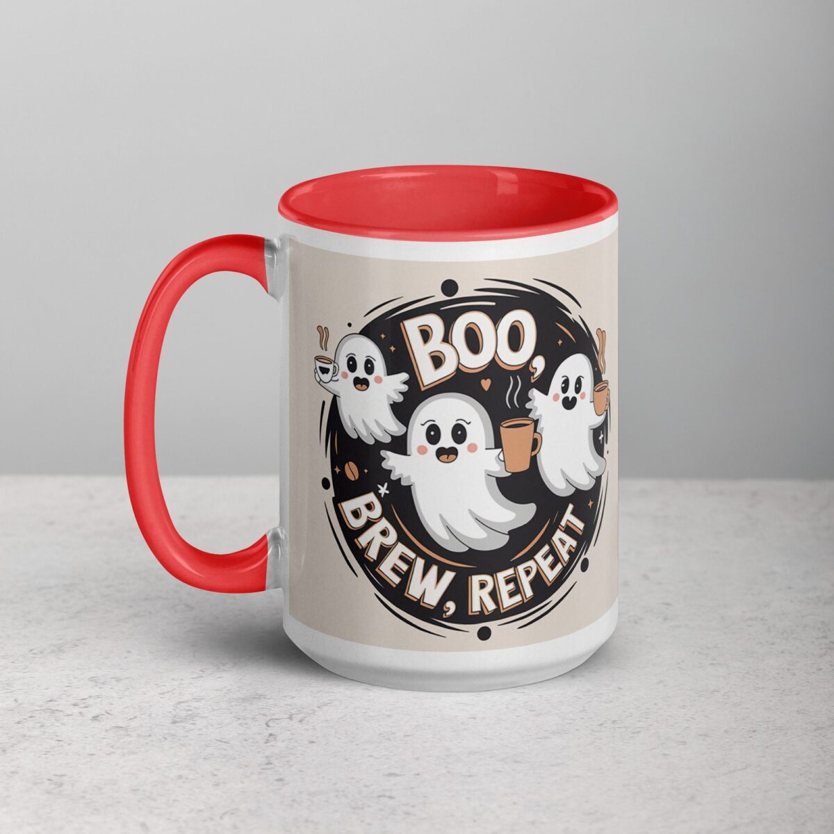 Boo, Brew, Repeat Halloween Coffee Mug - Image 11