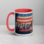 Happy 4th of July George Washington Retro Coffee Mug - Image 11