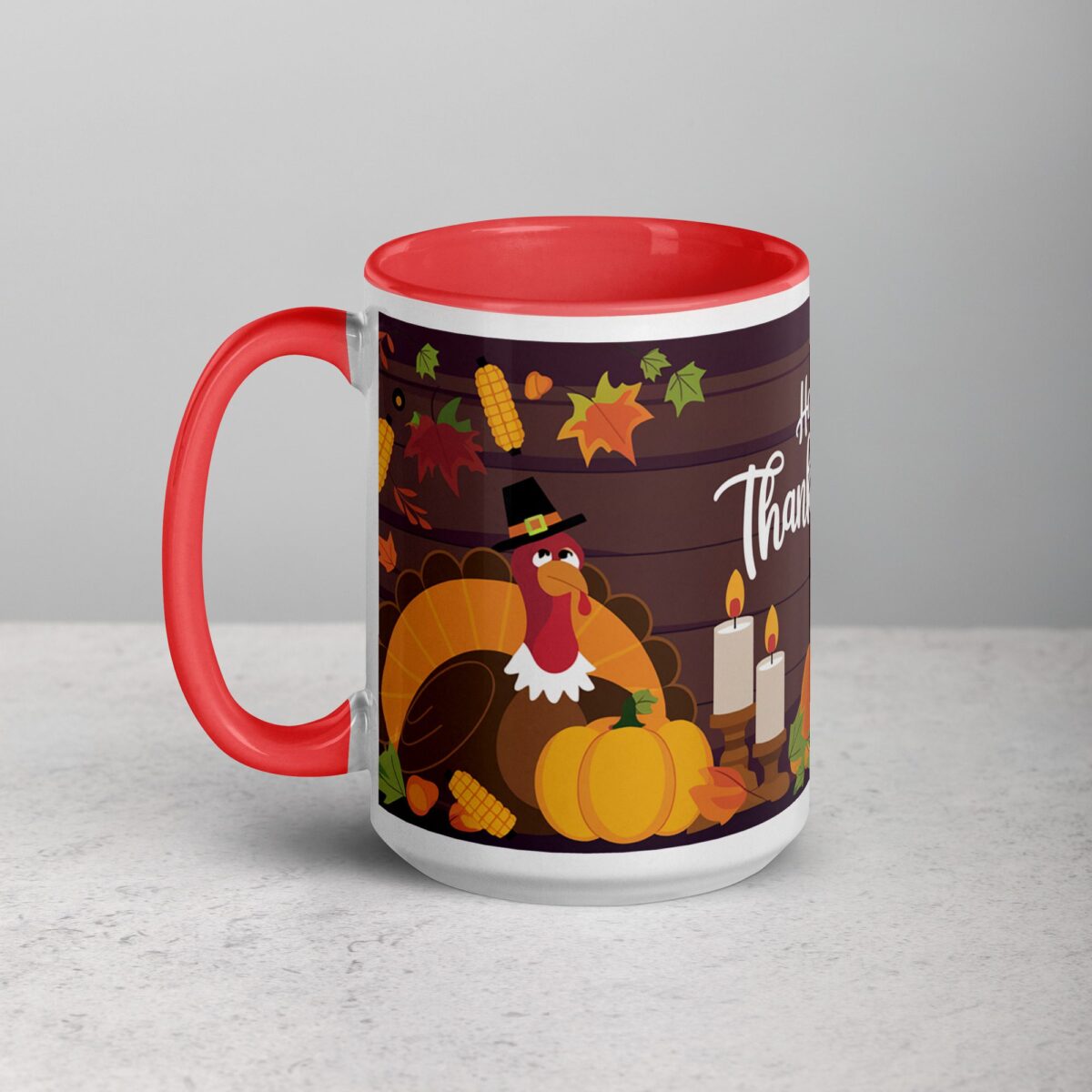 Happy Thanksgiving Elegant Coffee Mug & Tea Cup - Image 11