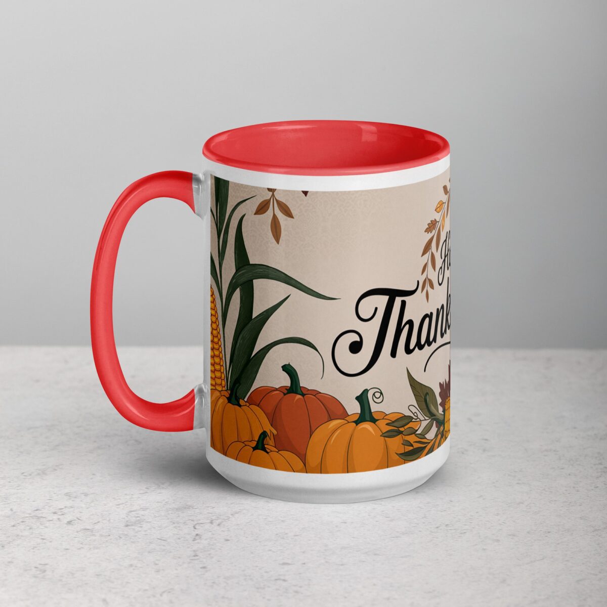Happy Thanksgiving Sophisticated Coffee Mug & Tea Cup - Image 11