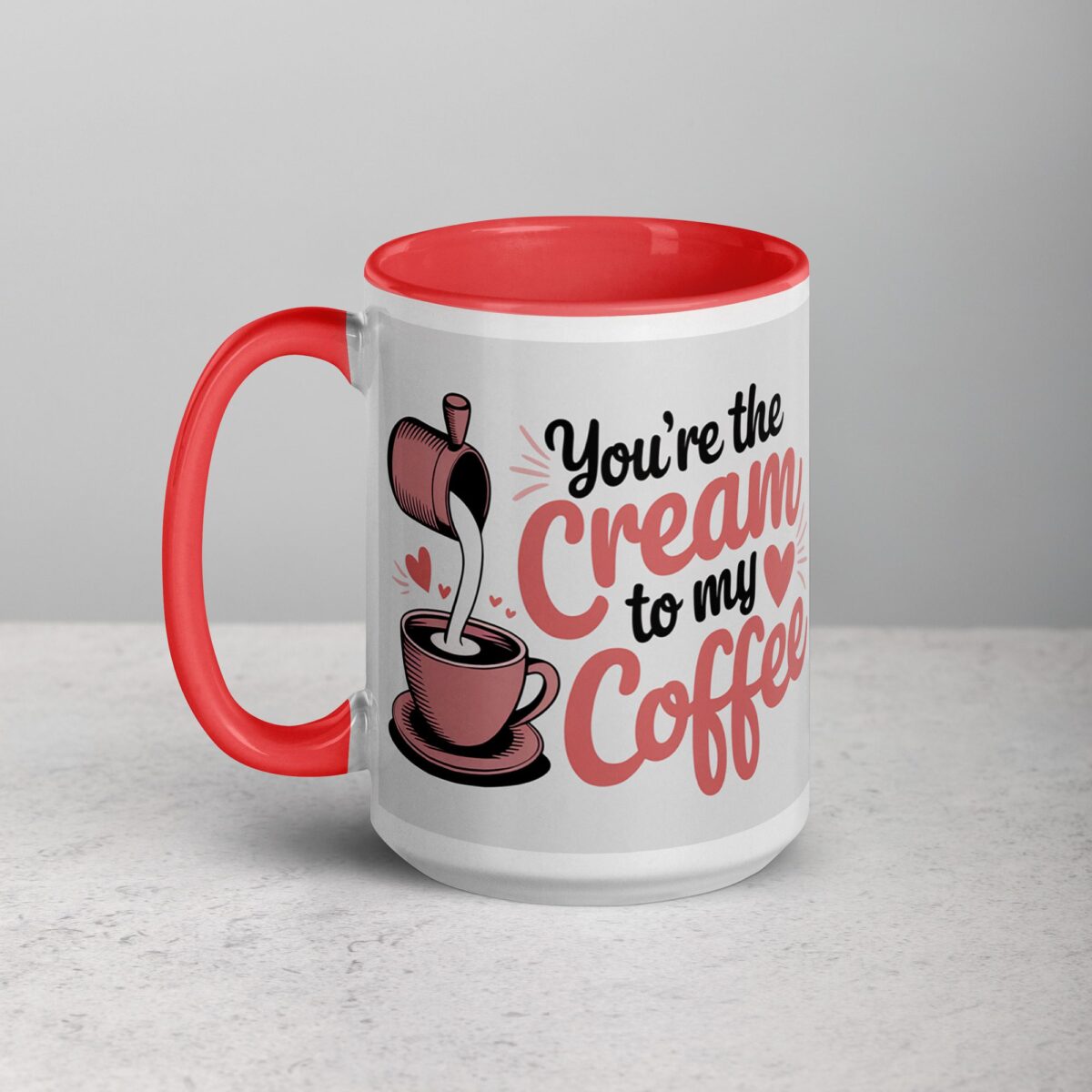 You’re the Cream to My Coffee Valentines Day Mug - Image 11