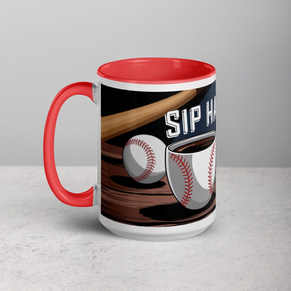 Sip Happens, Then We Play Ball Coffee Mug - Image 11