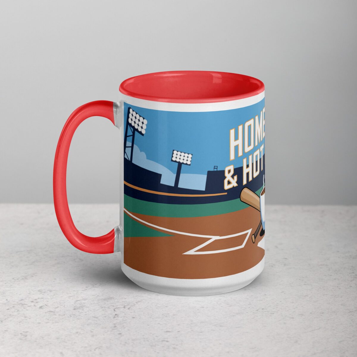 Home Runs & Hot Coffee Baseball Mug - Image 11