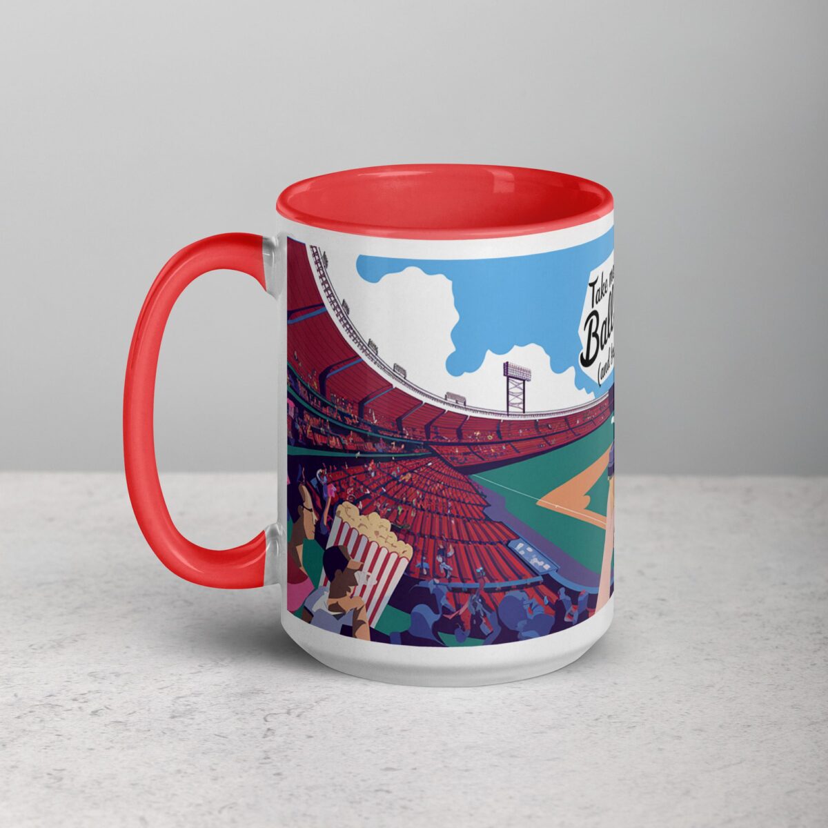 Take Me Out to the Ball Game (and Bring Coffee) Mug - Image 11