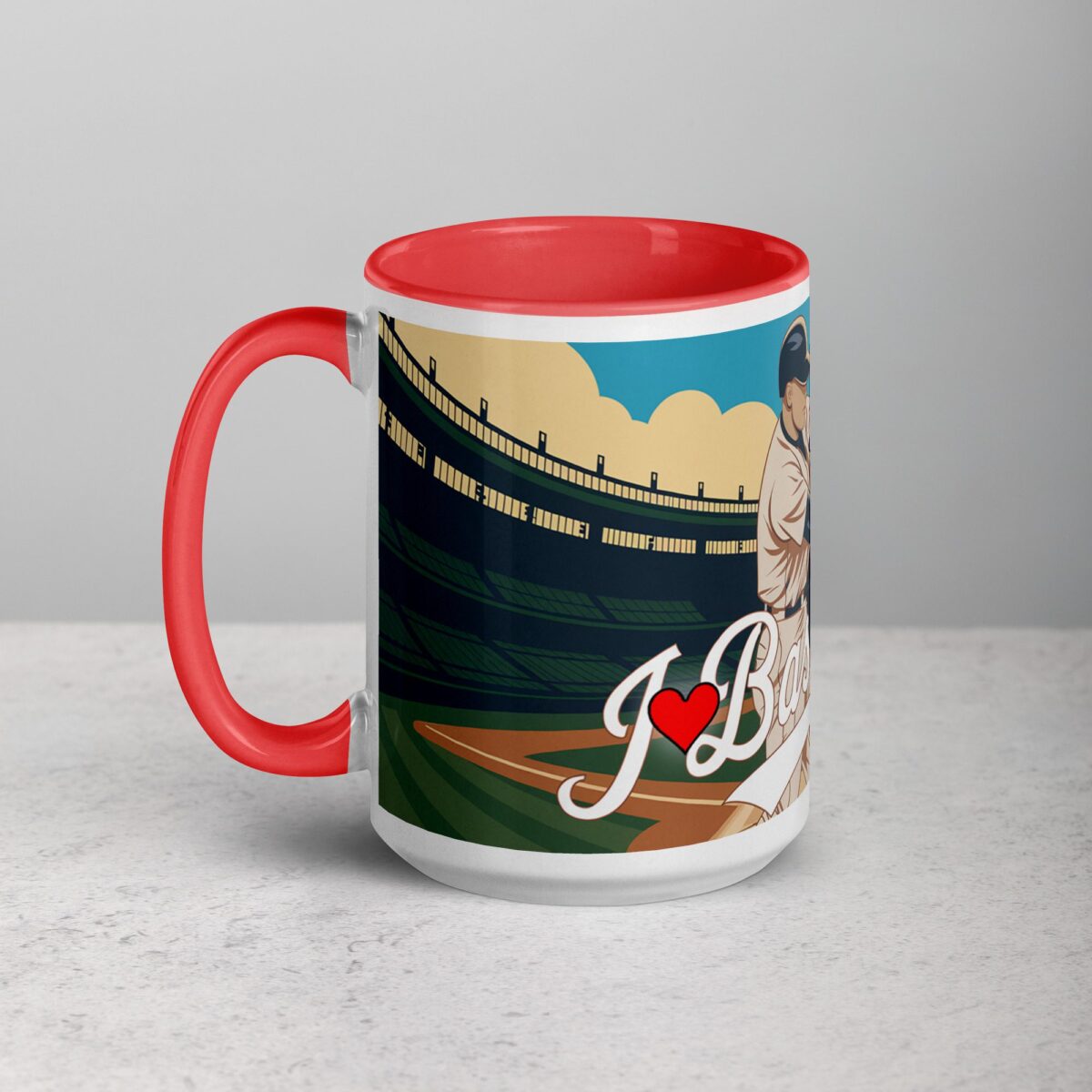 I Love Baseball Sophisticated Coffee Mug & Tea Cup - Image 11