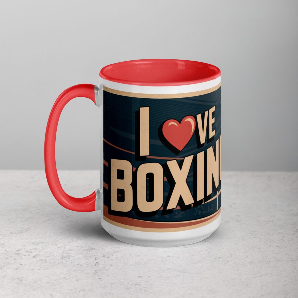 I Love Boxing Retro Coffee Mug & Tea Cup - Image 11