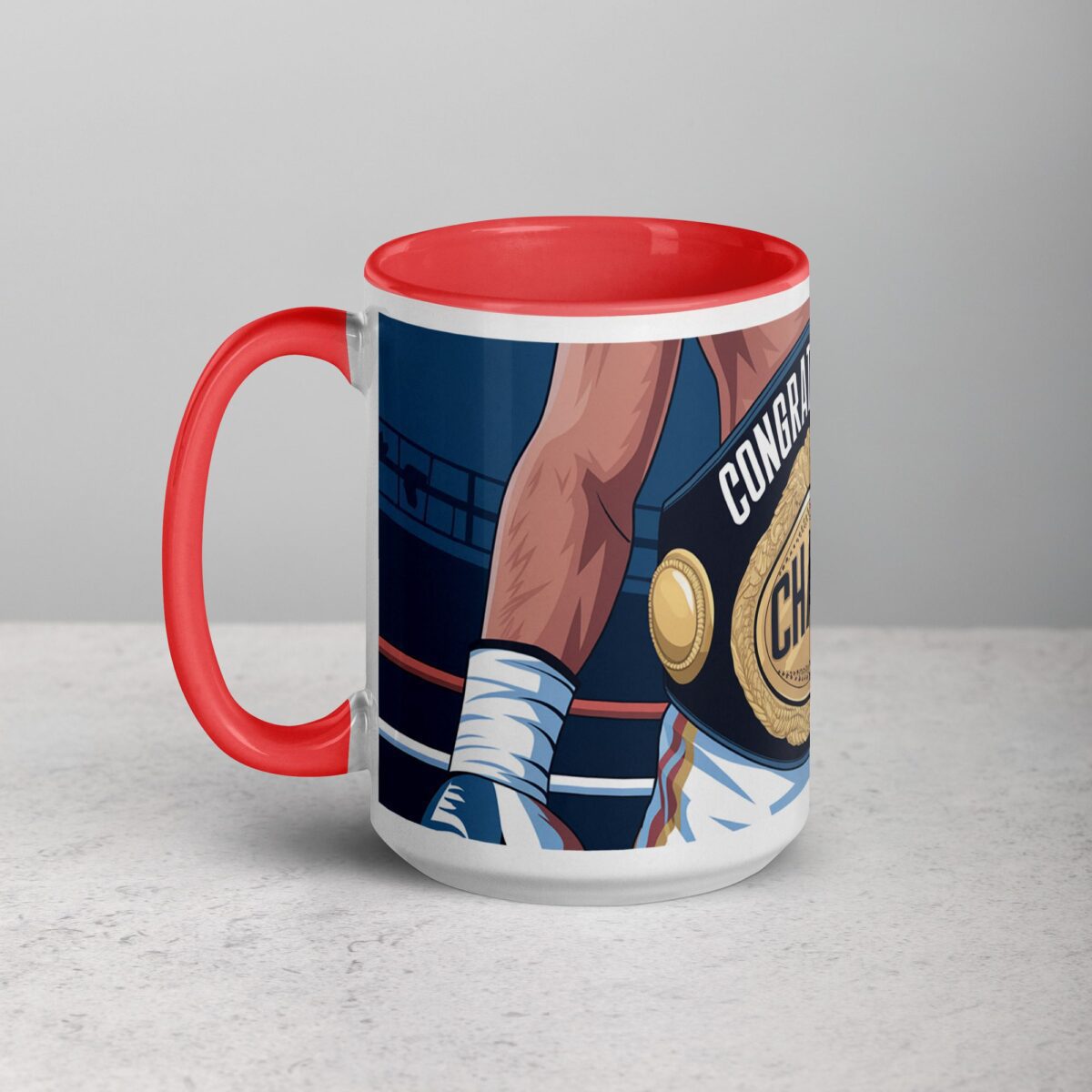 Congratulations Champ Boxing Coffee Mug & Tea Cup - Image 11