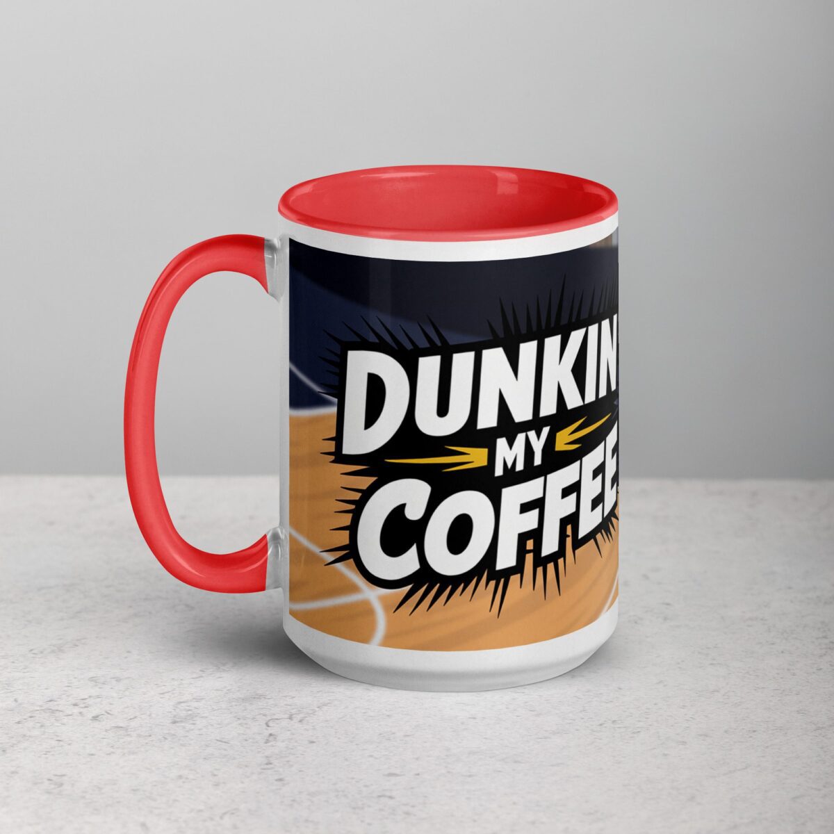 Dunkin' My Coffee Basketball Mug - Image 11