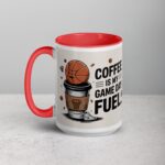 Coffee is My Game Day Fuel Basketball Mug - Image 11