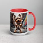 Yorkie Middle Finger Coffee Mug & Tea Cup - Image 12