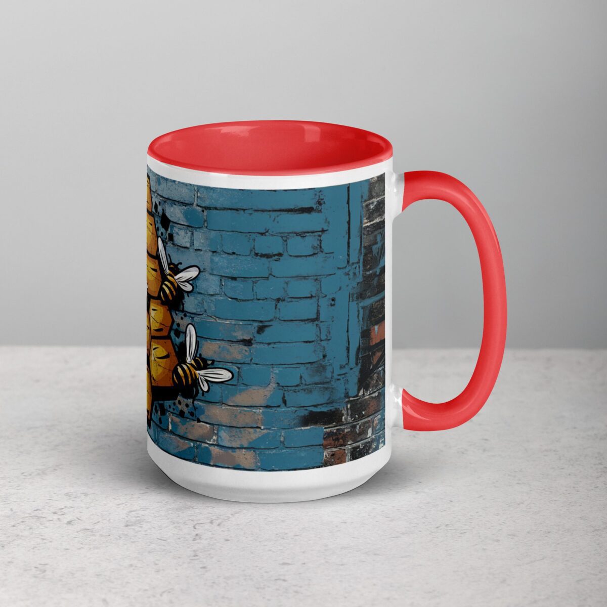 Honeycomb Bee Graffiti Coffee Mug & Tea Cup - Image 12