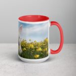 Bunny with Flowers Coffee Mug & Tea Cup - Image 12