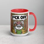 Bunny Rabbit Middle Finger Coffee Mug & Tea Cup - Image 12