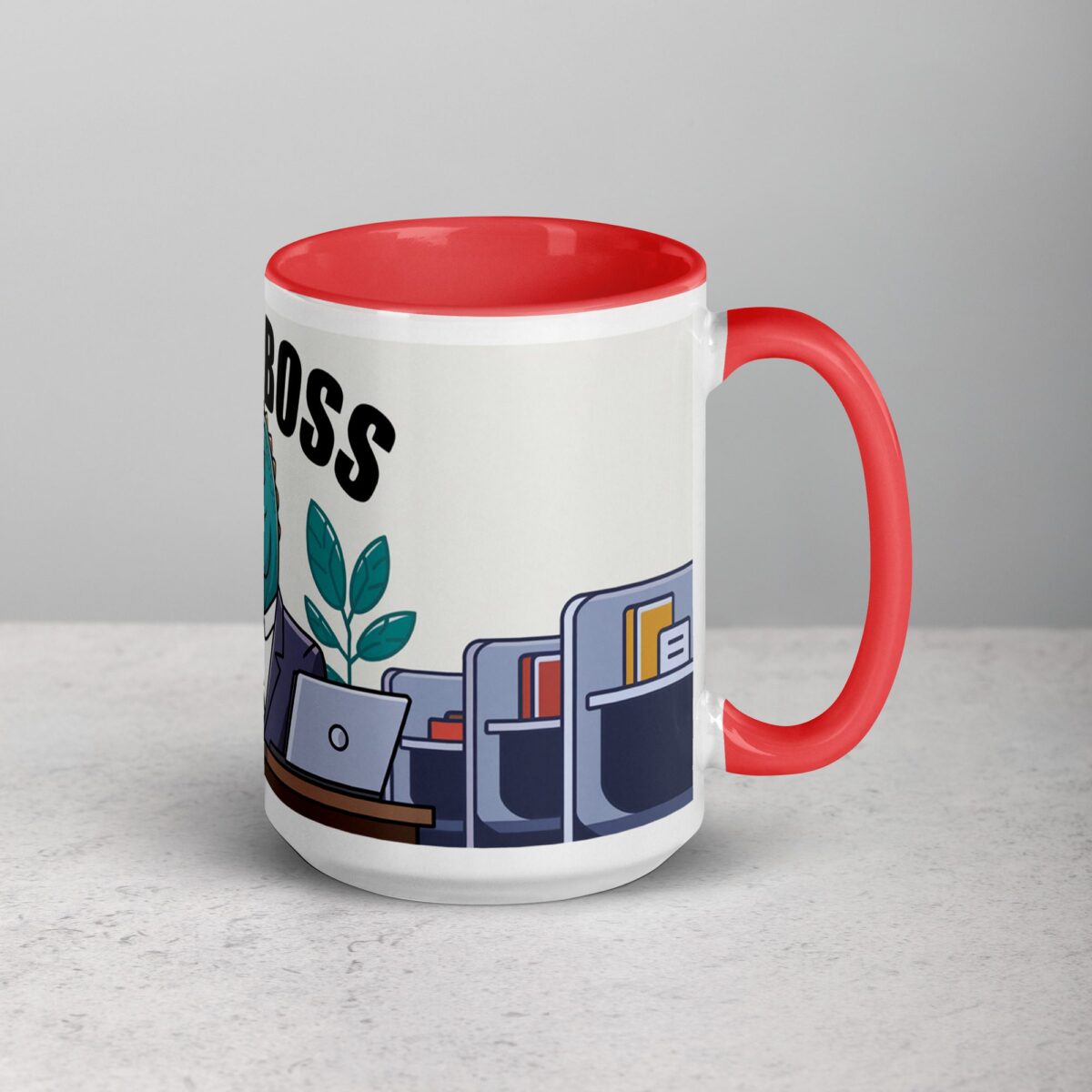 I'm a Boss Dinosaur Coffee Mug & Tea Cup - Image 12