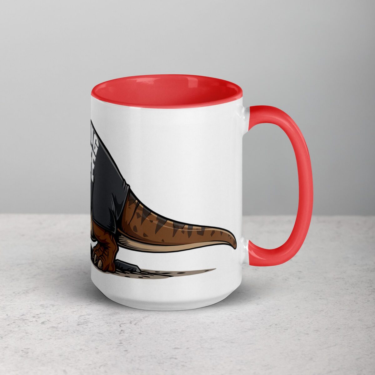 Thug Life Gangster Dinosaur Coffee Mug & Tea Cup - Image 12