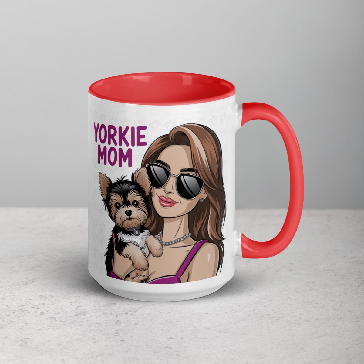Yorkie Mom Coffee Mug & Tea Cup - Image 12