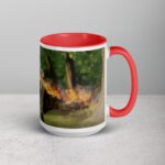 Dragon Spitting Fire 3D Coffee Mug & Tea Cup - Image 12