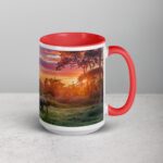 Elephant Jungle Sunset Coffee Mug & Tea Cup - Image 12