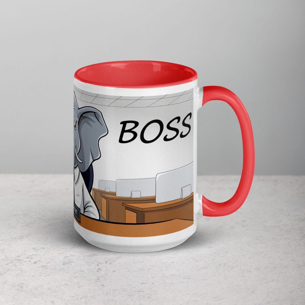 Elephant I am a Boss Coffee Mug & Tea Cup - Image 12