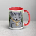 Gangster Elephant Thug Life Coffee Mug & Tea Cup - Image 12