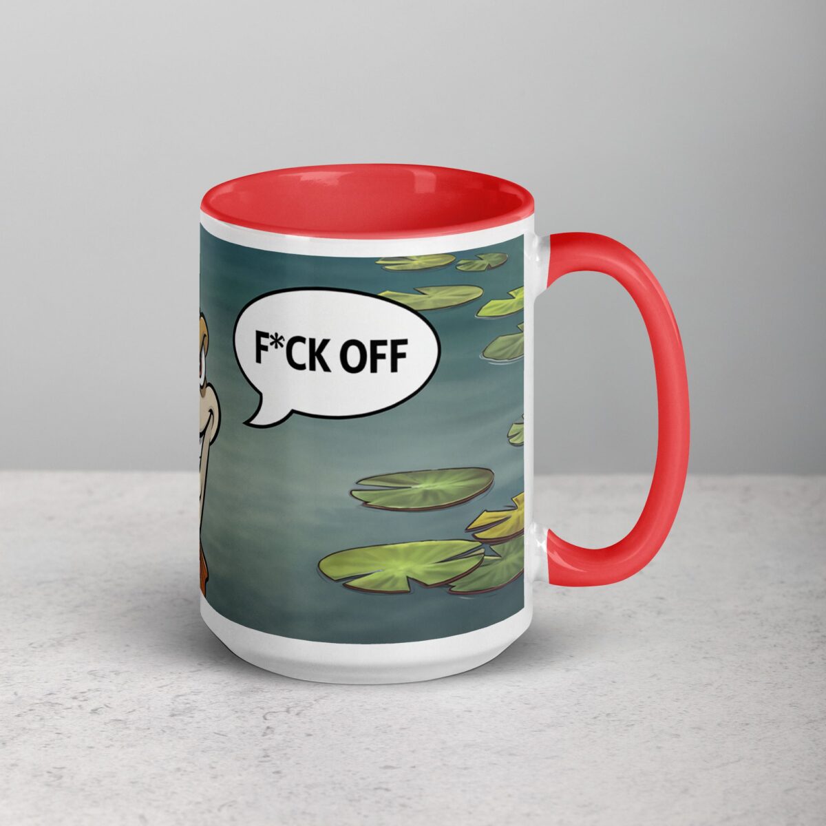 Middle Finger Fish Coffee Mug & Tea Cup - Image 12