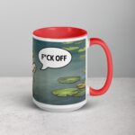 Middle Finger Fish Coffee Mug & Tea Cup - Image 12