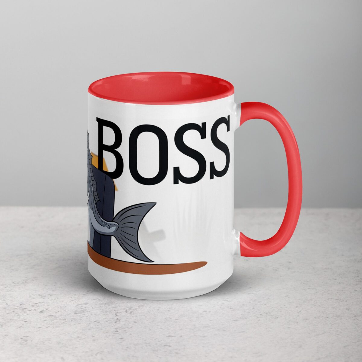 Fish I am a Boss Coffee Mug & Tea Cup - Image 12