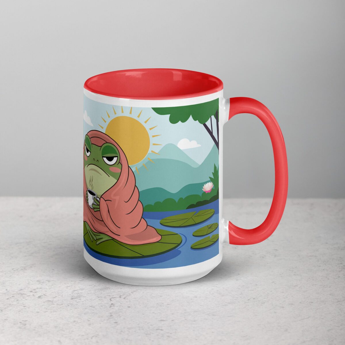 I’m Toad-ally Not a Morning Person Coffee Mug & Tea Cup - Image 12