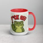 Middle Finger Frog Coffee Mug & Tea Cup - Image 12