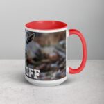 Middle Finger Goat Coffee Mug & Tea Cup - Image 12