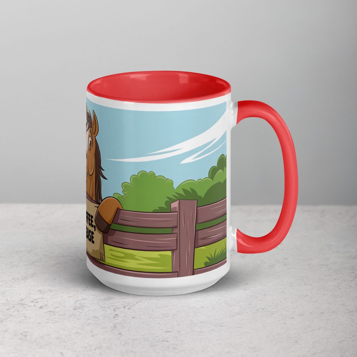 Hay There I Need a Coffee Horse Mug - Image 12