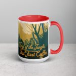 King of the Jungle But Coffee First Lion Mug - Image 12