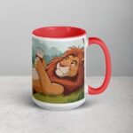 Lion Around Until My Coffee Kicks in Lion Mug - Image 12