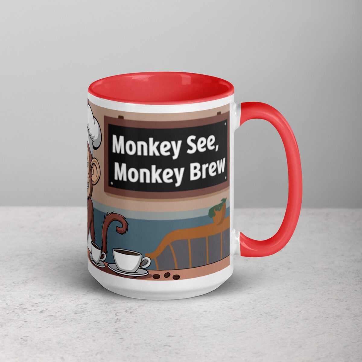 Monkey See Monkey Brew Coffee Mug - Image 12