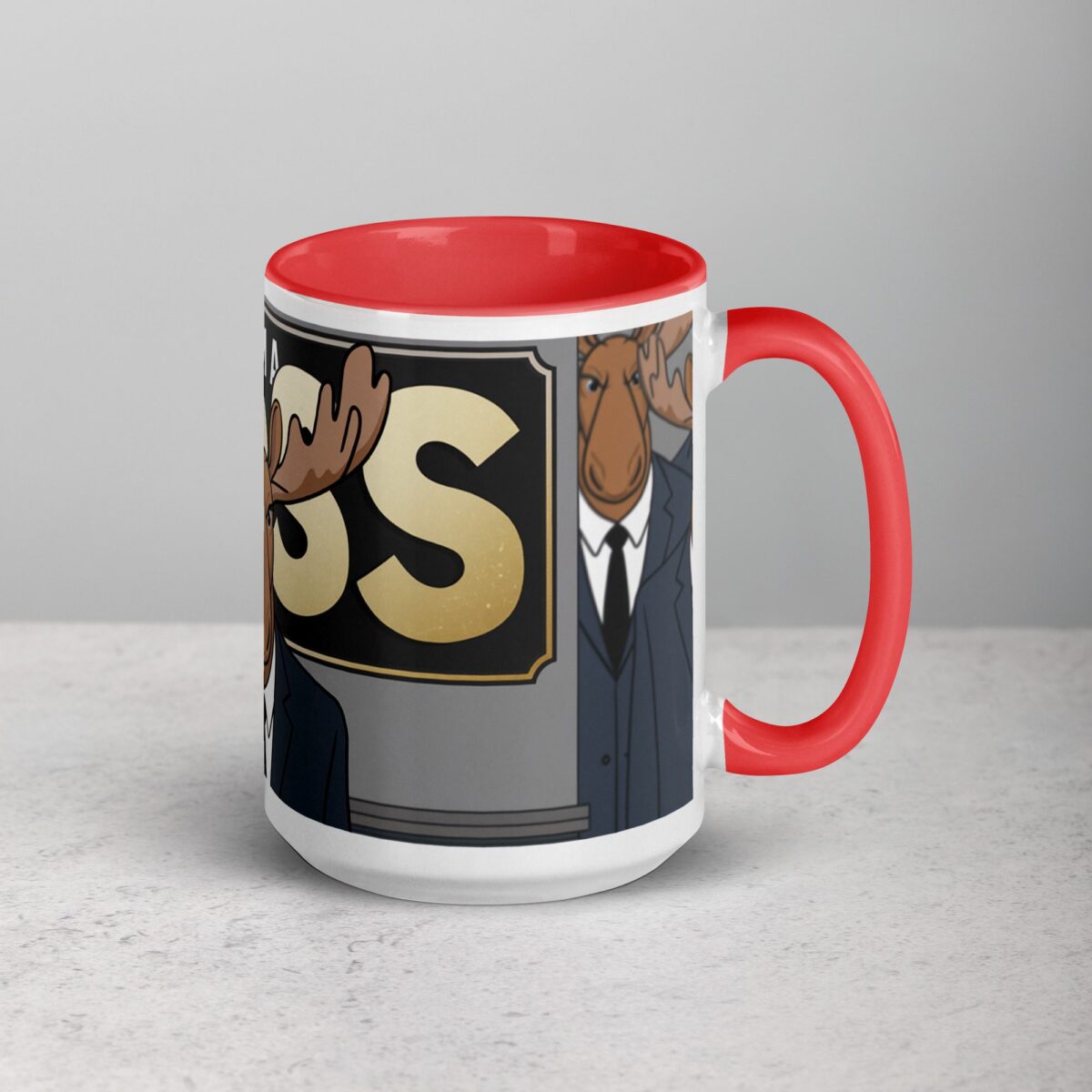 I am a Boss Moose Coffee Mug & Tea Cup - Image 12