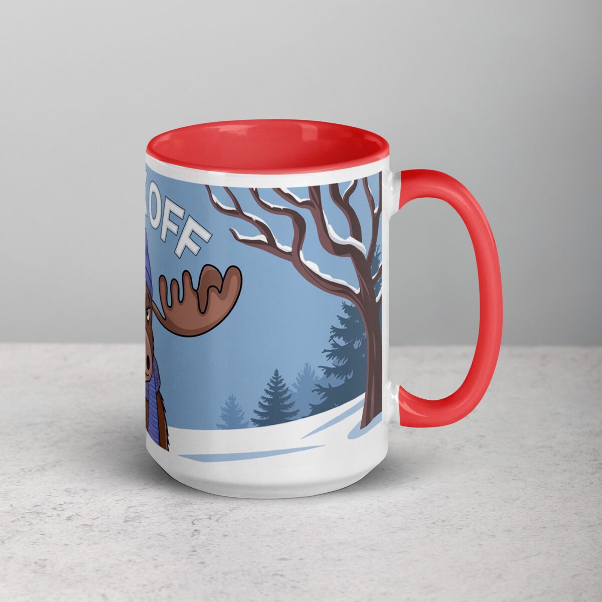 Middle Finger Moose Coffee Mug & Tea Cup - Image 12
