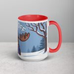 Middle Finger Moose Coffee Mug & Tea Cup - Image 12