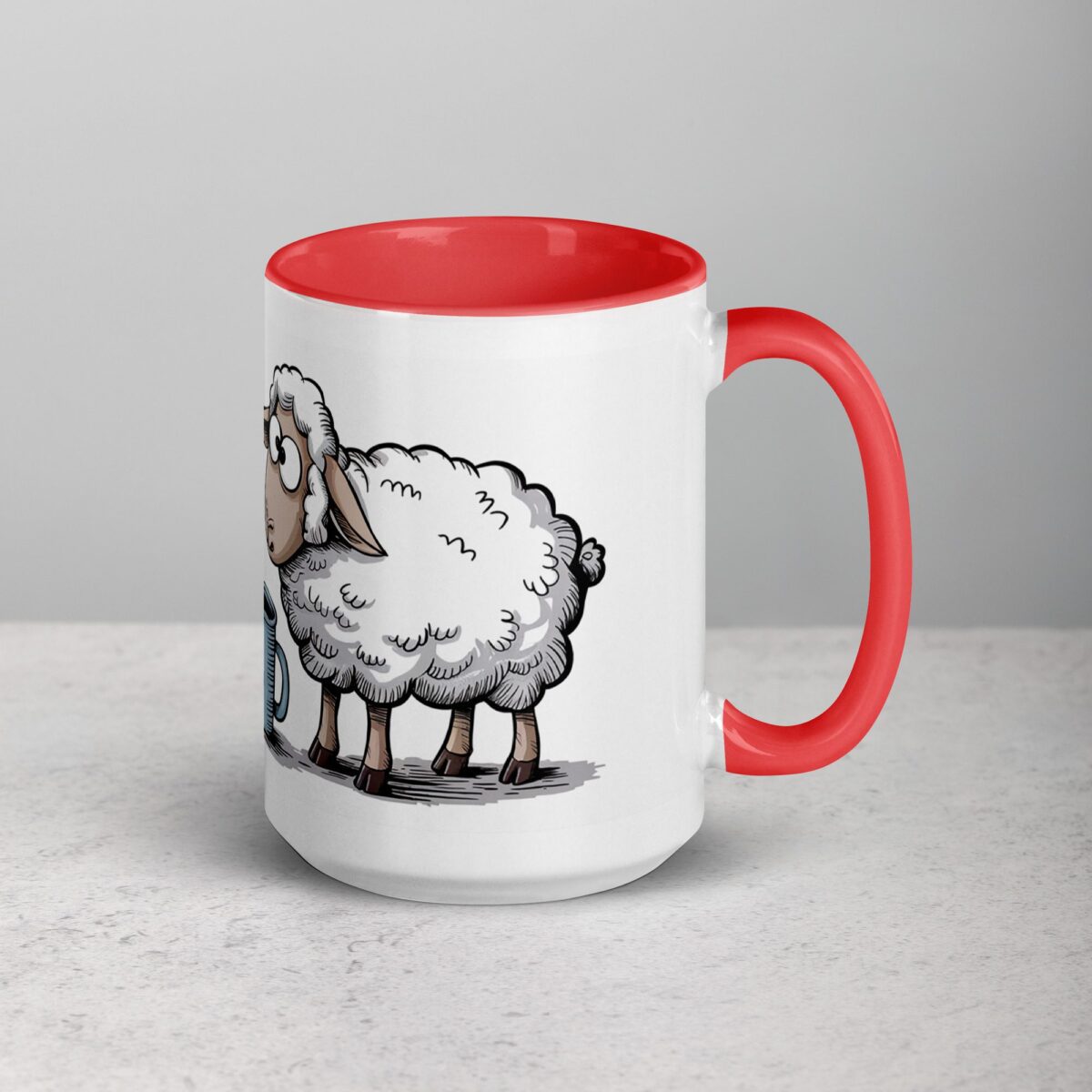 Wool You Get Me Some Coffee? Sheep Mug - Image 12