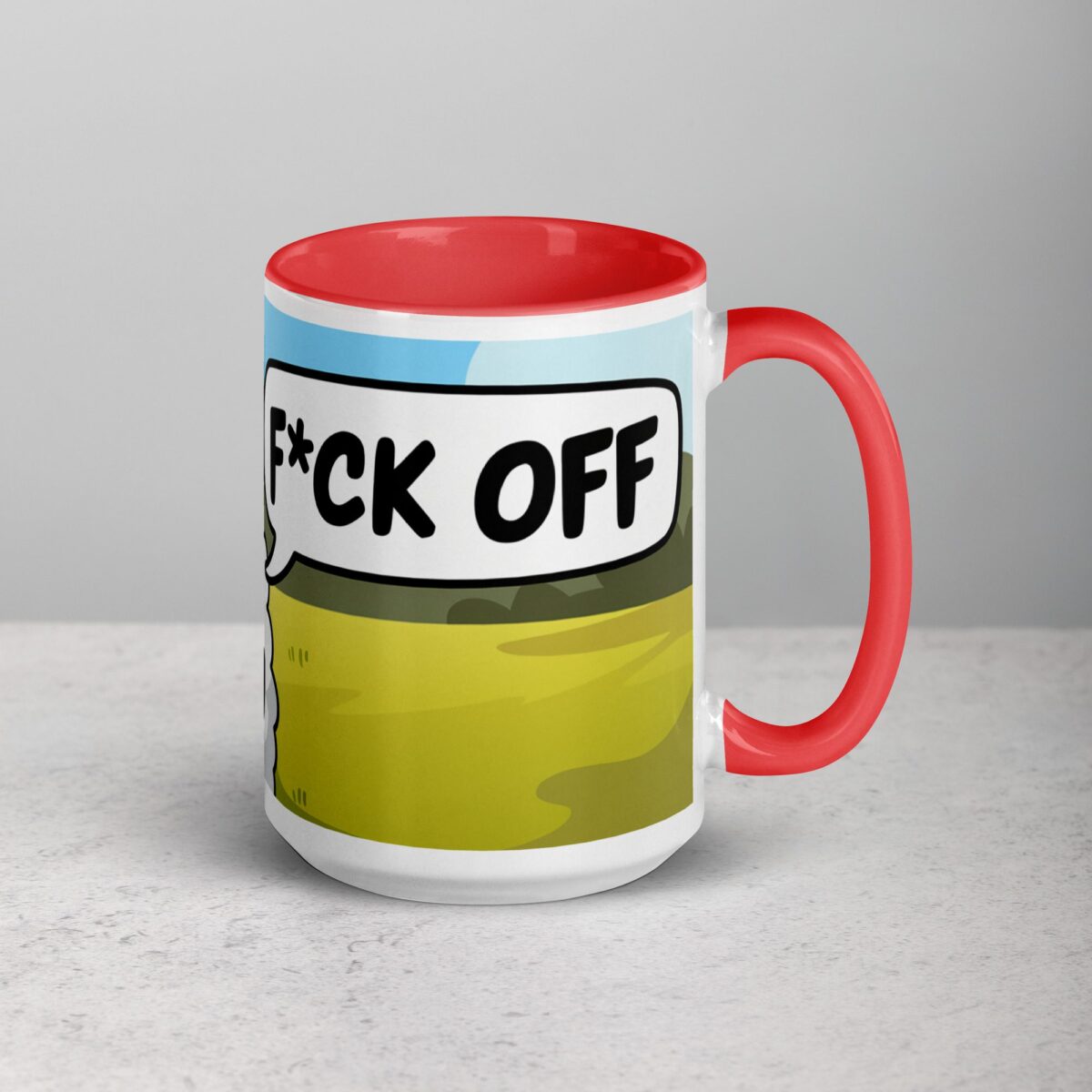 Middle Finger Sheep Coffee Mug & Tea Cup - Image 12