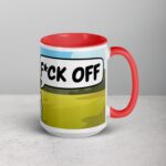 Middle Finger Sheep Coffee Mug & Tea Cup - Image 12