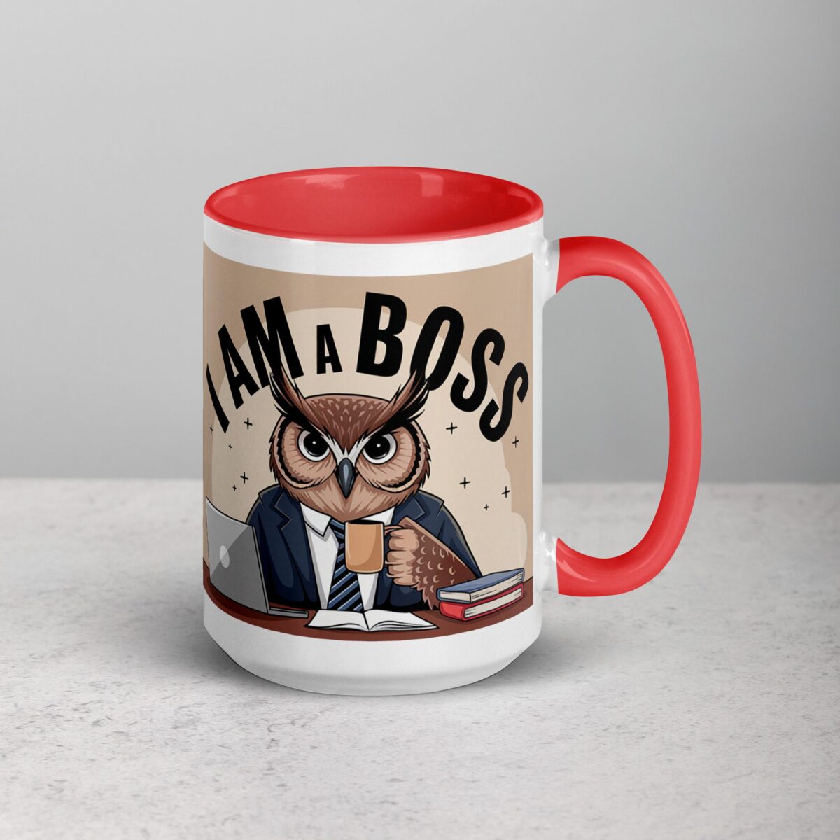 I am a Boss Owl Coffee Mug & Tea Cup - Image 12