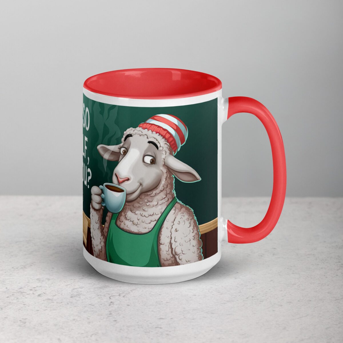 Espresso Yourself, Wool You? Sheep Coffee Mug - Image 12