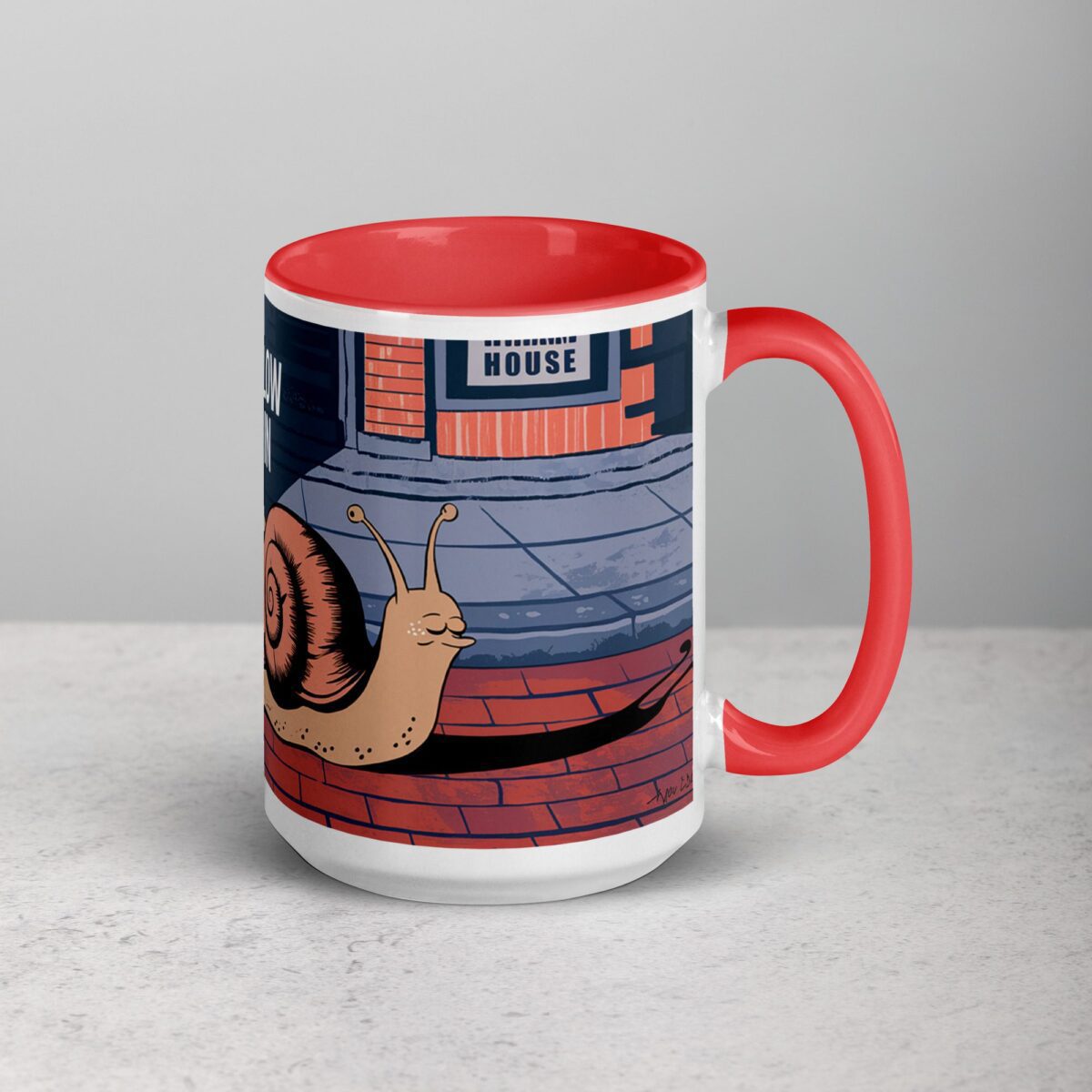 I’m Just a Little Slow Until Coffee Kicks In Snail Mug - Image 12