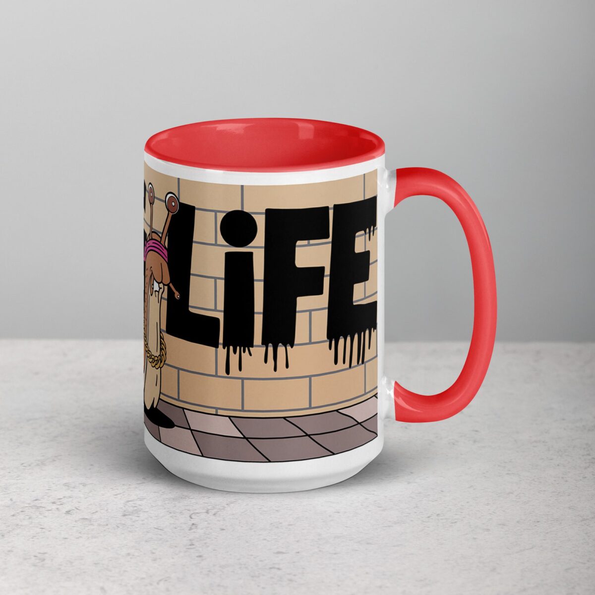 Thug Life Gangster Snail Coffee Mug & Tea Cup - Image 12