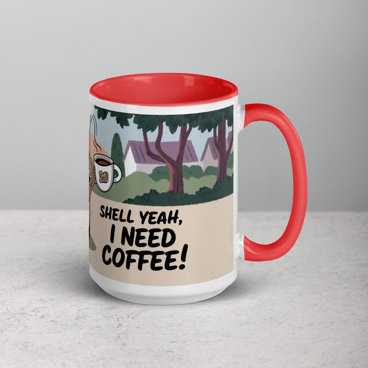 Shell Yeah, I Need Coffee! Snail Mug - Image 12