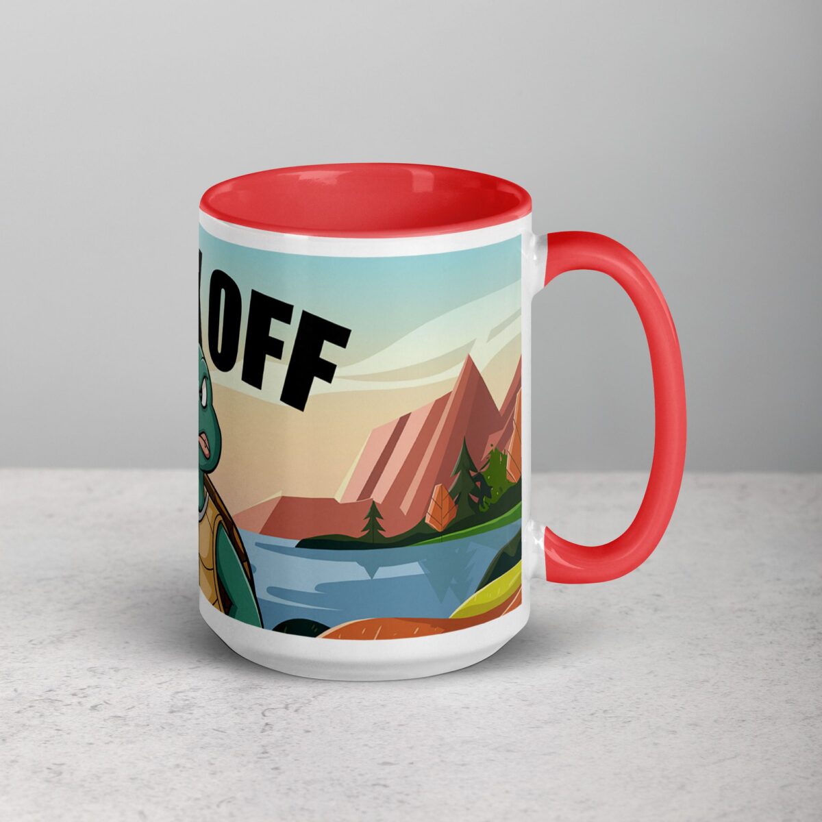 Middle Finger Turtle Coffee Mug & Tea Cup - Image 12