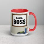 I am a Boss Turtle Coffee Mug & Tea Cup - Image 12