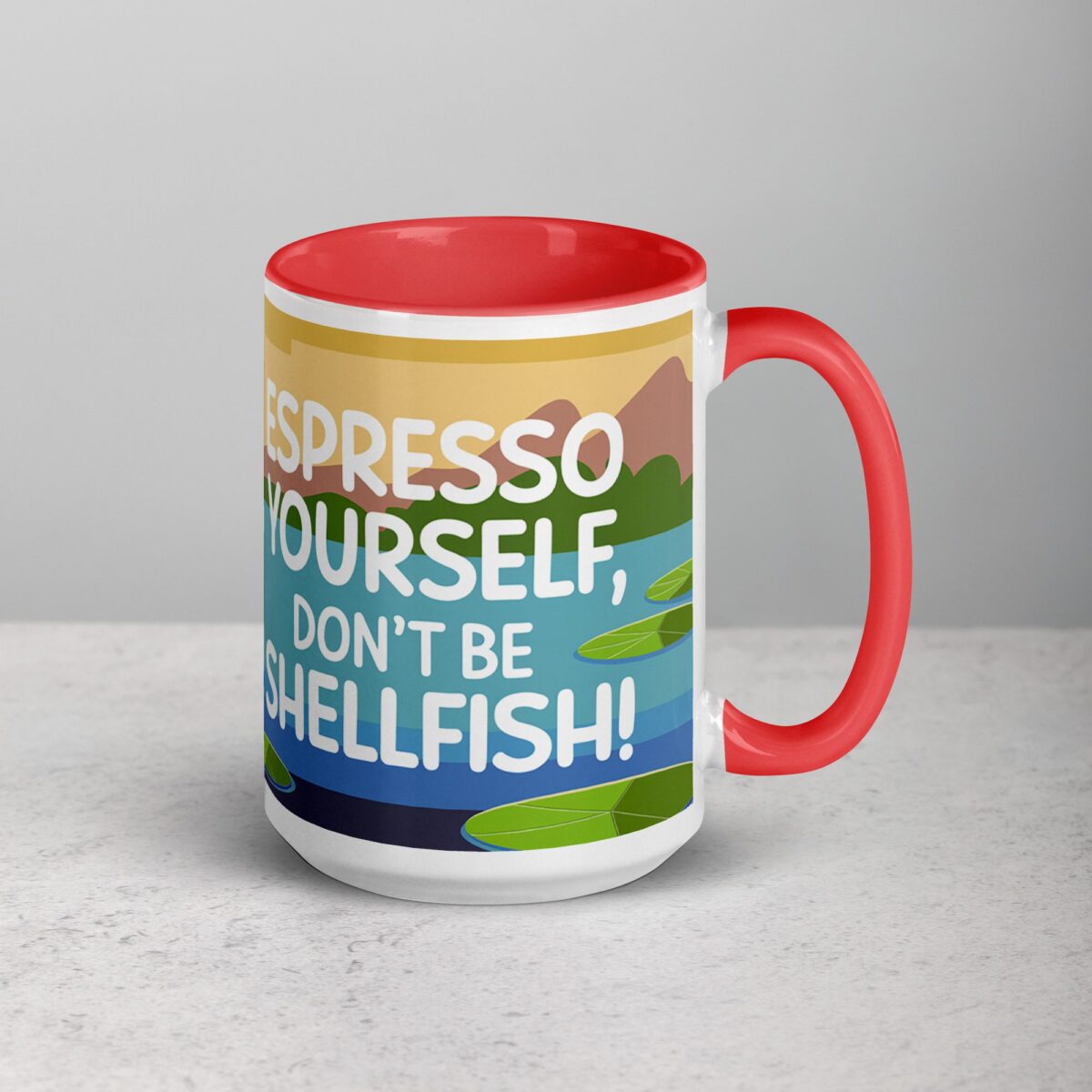 Espresso Yourself, Don’t Be Shellfish! Turtle Coffee Mug - Image 12
