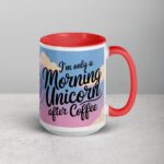 I’m Only a Morning Unicorn After Coffee Mug - Image 12